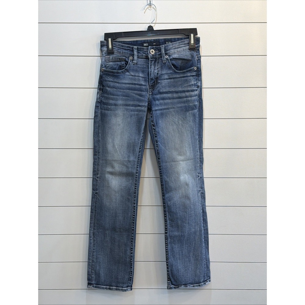 BKE Medium Wash Jake Stretch Bootcut Jeans Women's Size 28x32 (actual 28X30.5)